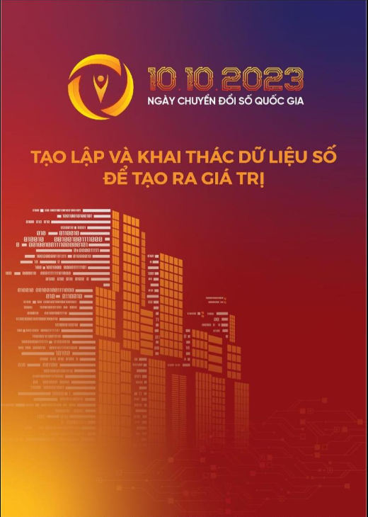 Bộ nhận diện hưởng ứng Ngày Chuyển đổi số quốc gia 10.10.2023